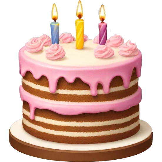 Birthday cake emoji