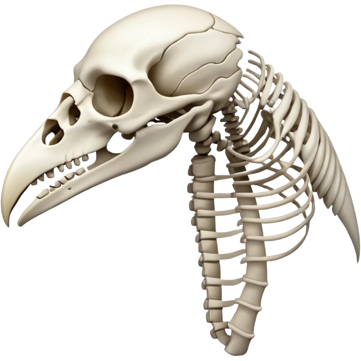 A bird skeleton emoji