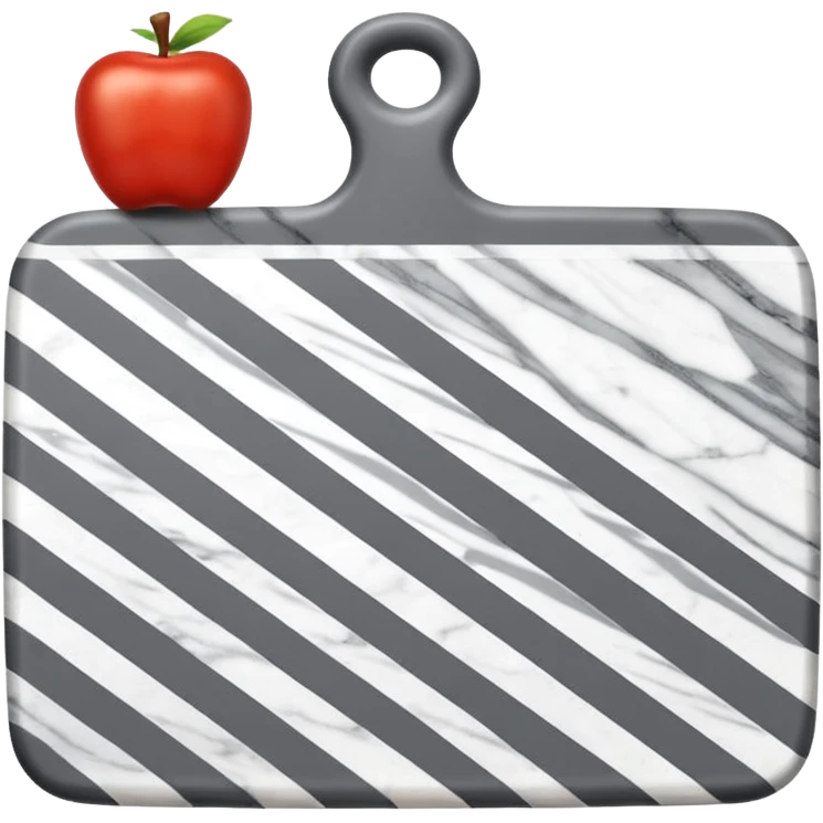 cutting board striped marble   emoji