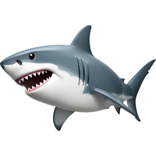 A shark in the arm emoji