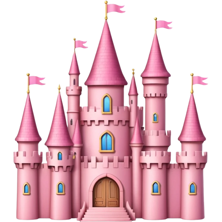 Pink castle  emoji