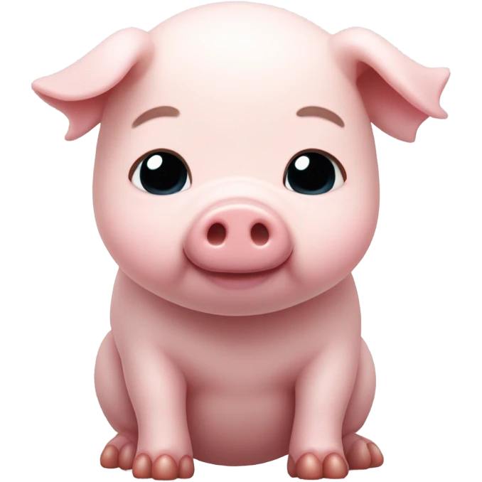 baby pig feel cold emoji