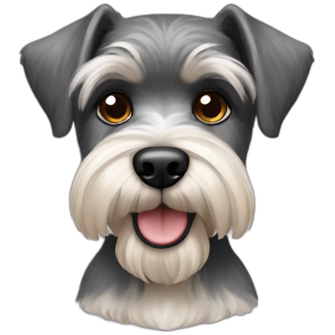 mini schnauzer shitzu emoji