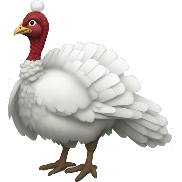 snow turkey emoji