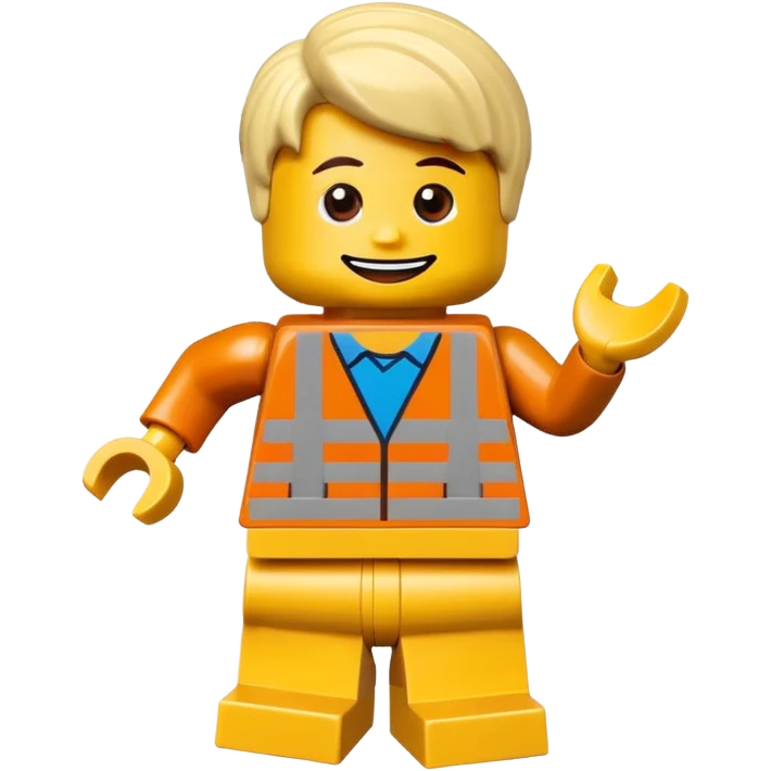 a lego character emoji