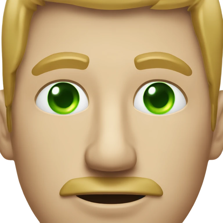 white man with red eyes  due to being sleep deprived  smoking a tan cigarette filled with green in his mouth emoji