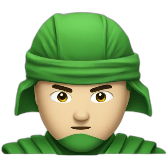 Green-ninja emoji