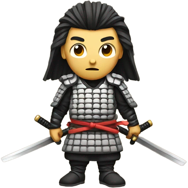 Samurai with swords emoji