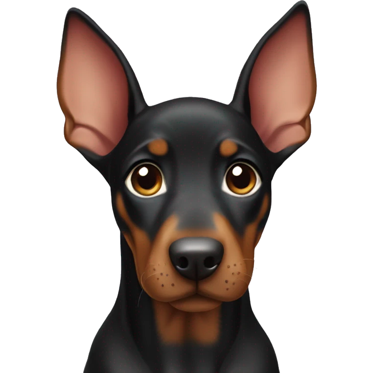 Doberman puppy emoji