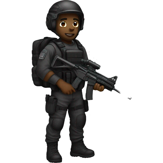  all blackTactical gear emoji