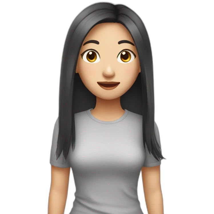asian girl emoji