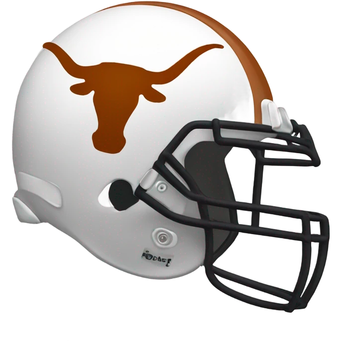 Texas longhorns football helmet emoji