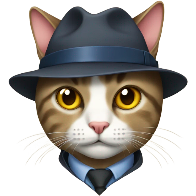 detective cat emoji
