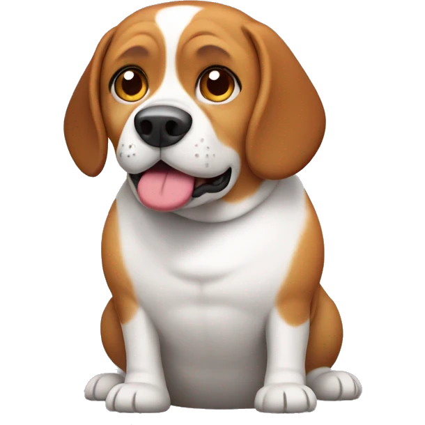 fat beagle emoji