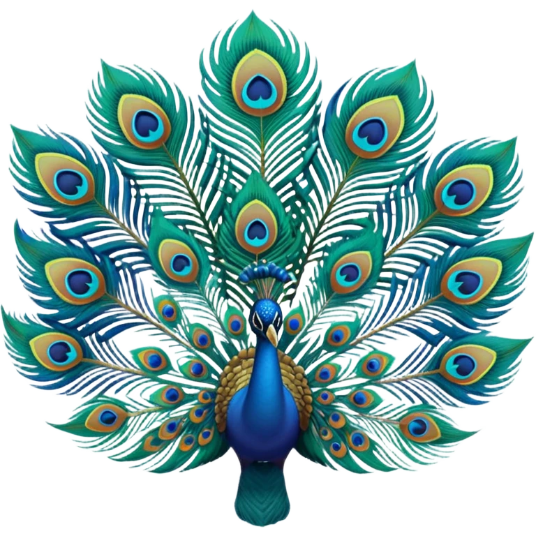 peacock feathers emoji emoji