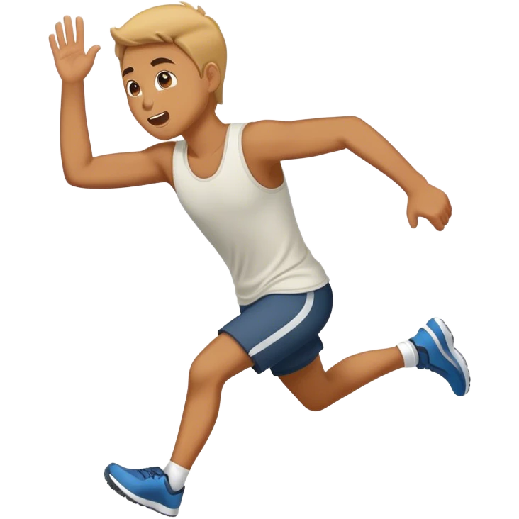Throwing up while running emoji