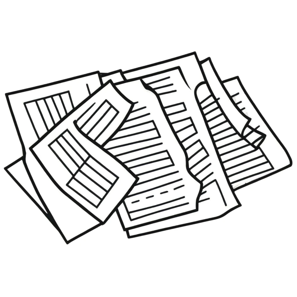 scattered papers on the floor emoji