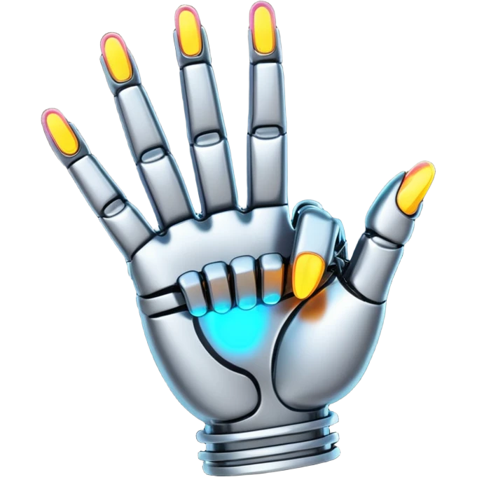 middle finger cyberpunk emoji