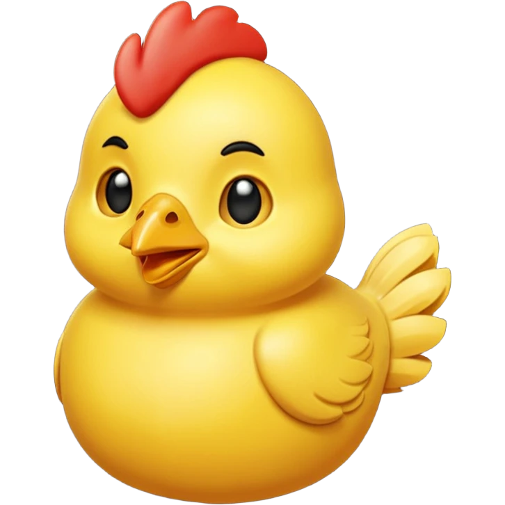 chicken 3d imoji transparen  emoji
