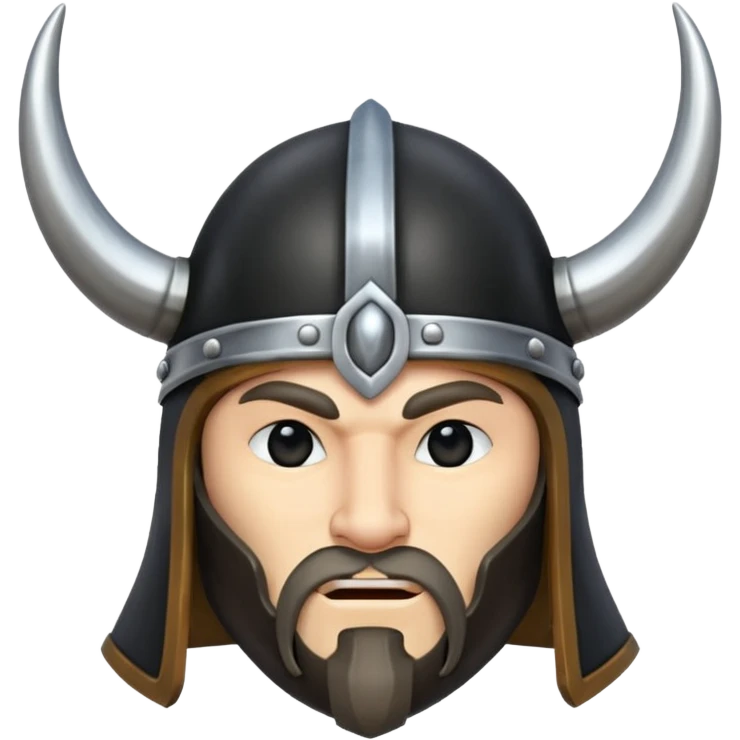 viking black horn helmet (not human) emoji
