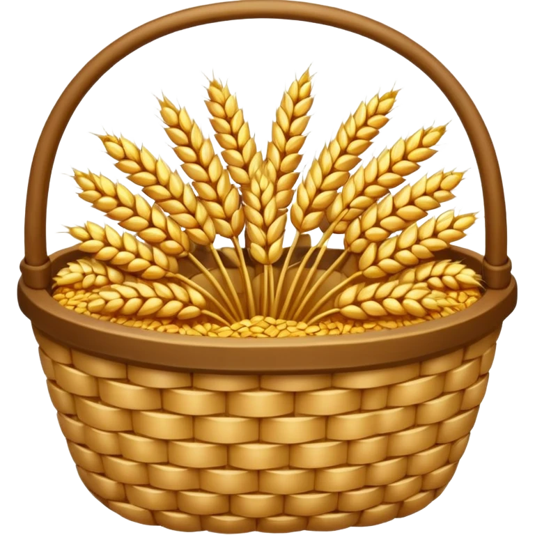 Wheat grain basket emoji