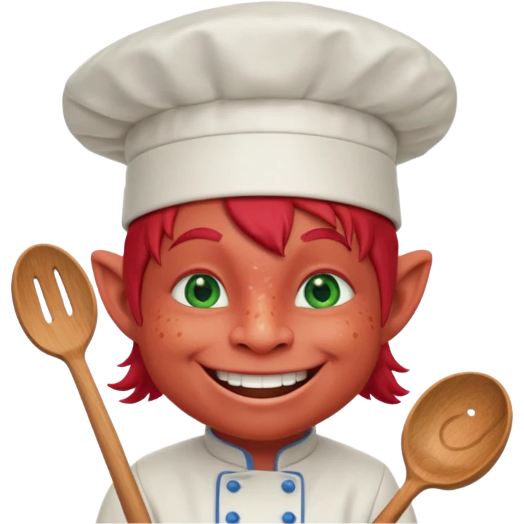 happy troll the red chef emoji