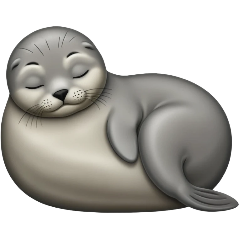 Seal sleeping emoji