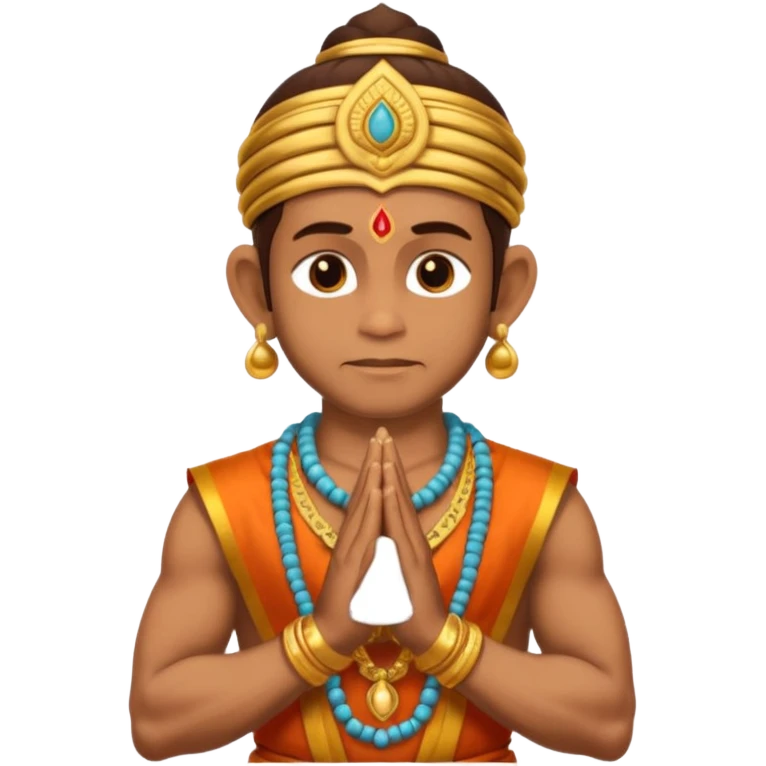 Hanuman ji praying emoji