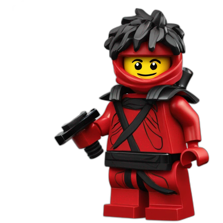 Lego ninjago Red emoji