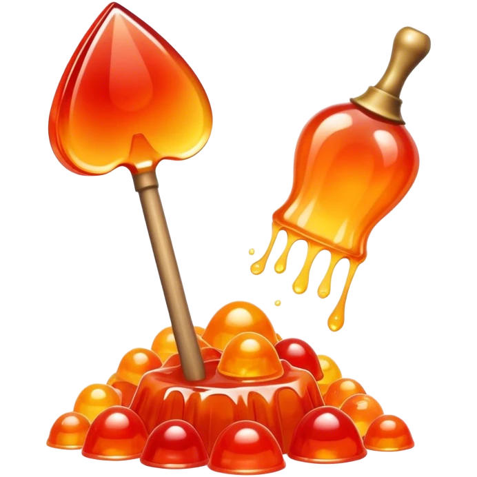 Spade and jelly emoji