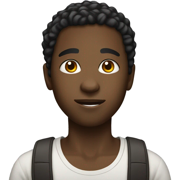 african american young male emoji
