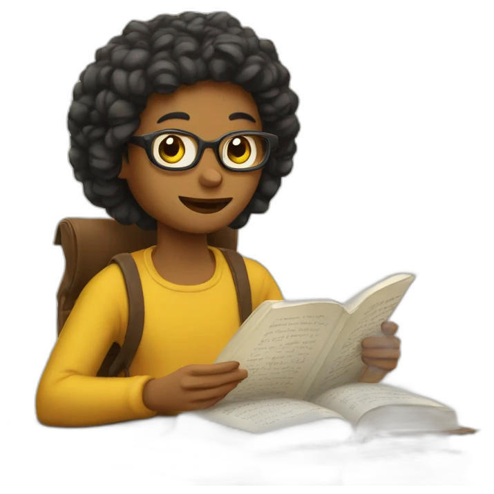 Human read a book emoji