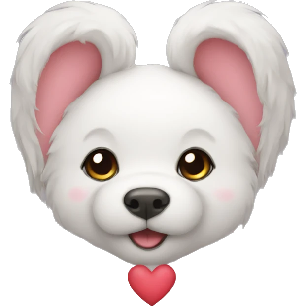 cute animal heart emoji