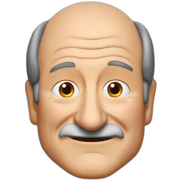 robin williams with a receding hairline emoji
