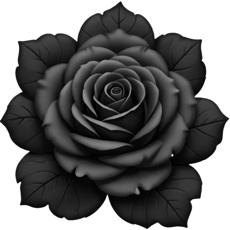 black rose emoji