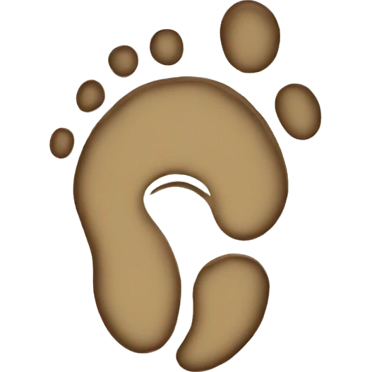 footprint emoji