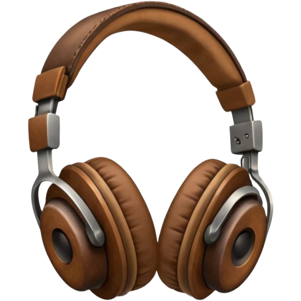 vintage headphone emoji