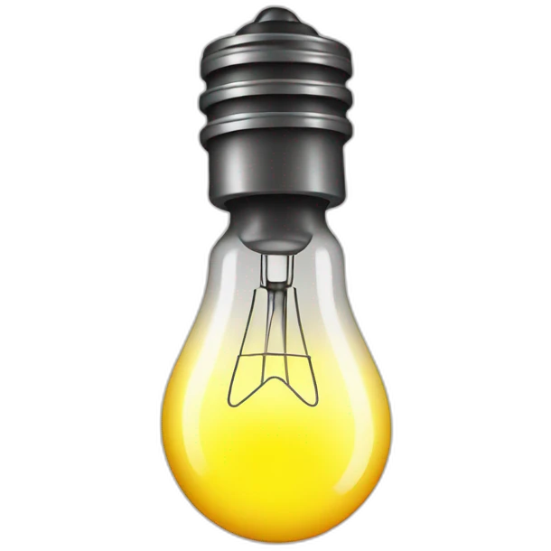 bright lightbulb emoji