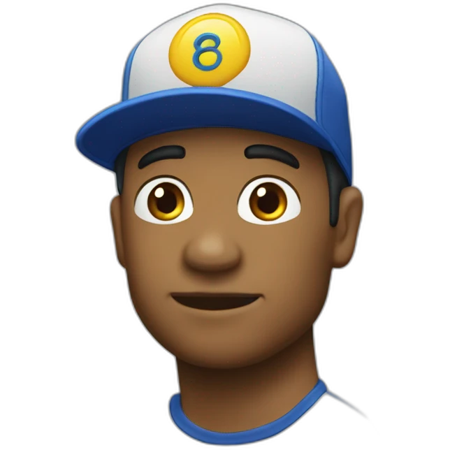 Casquette à piques emoji