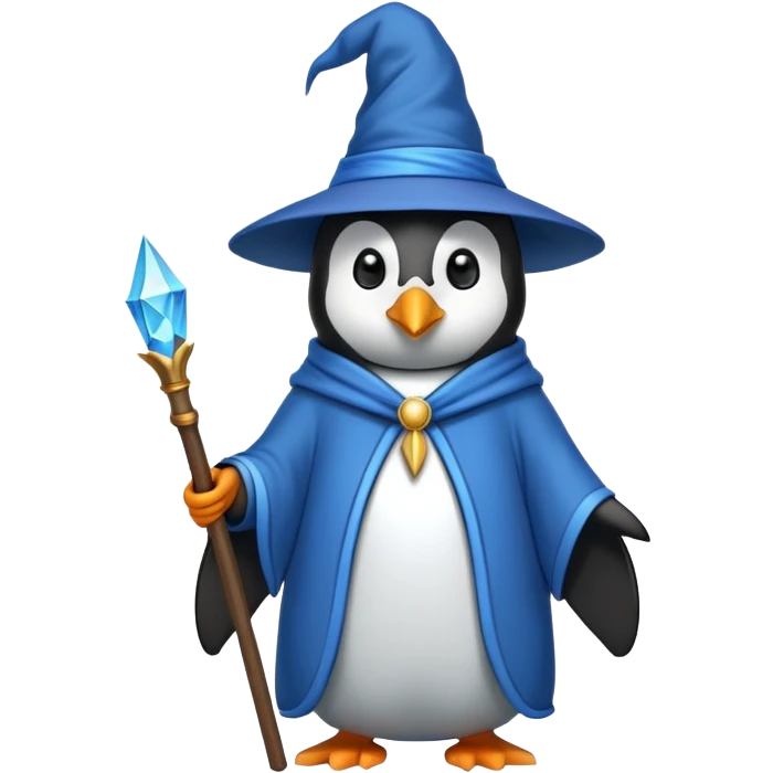 Penguin Wizard emoji