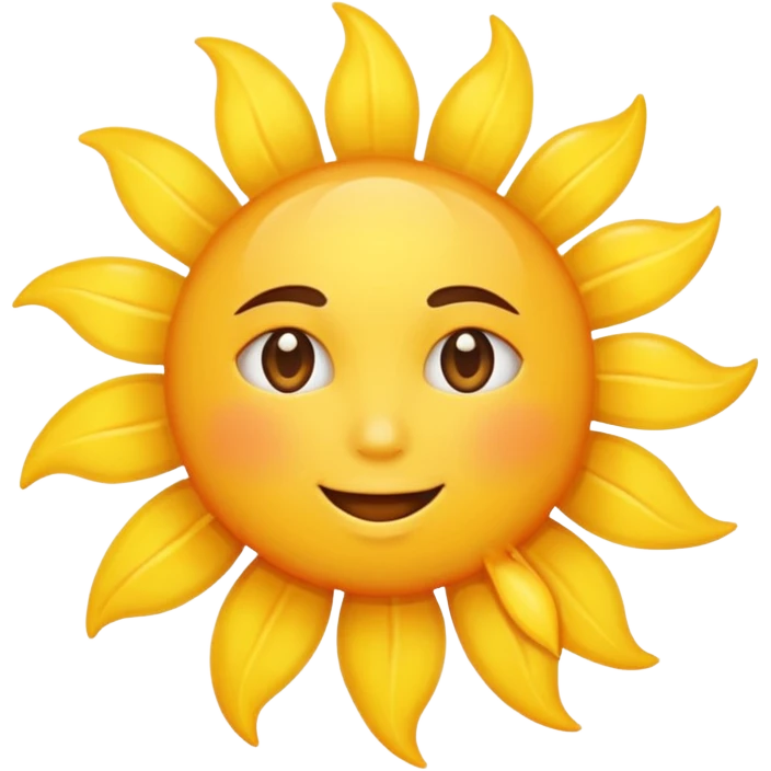 Sun emoji