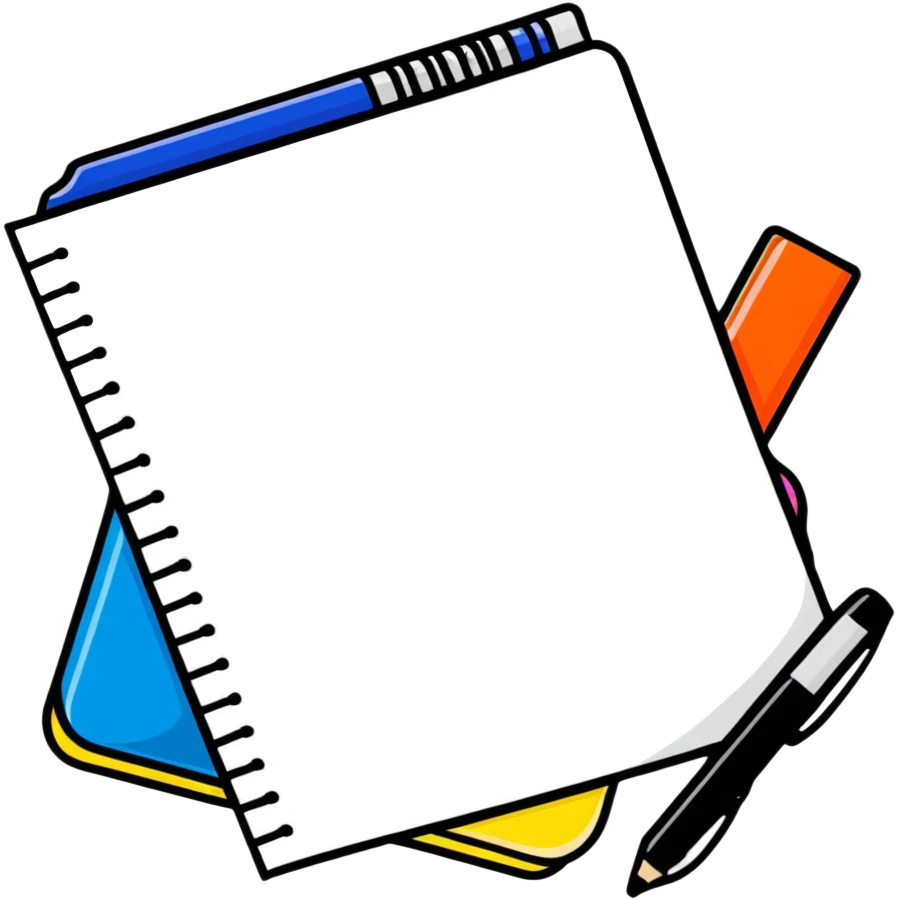 school supplies emoji