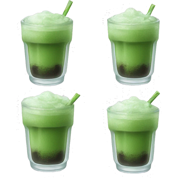 Iced matcha  emoji