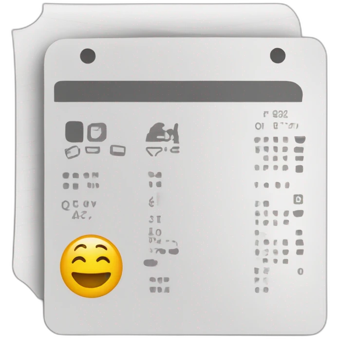 Boarding pass emoji