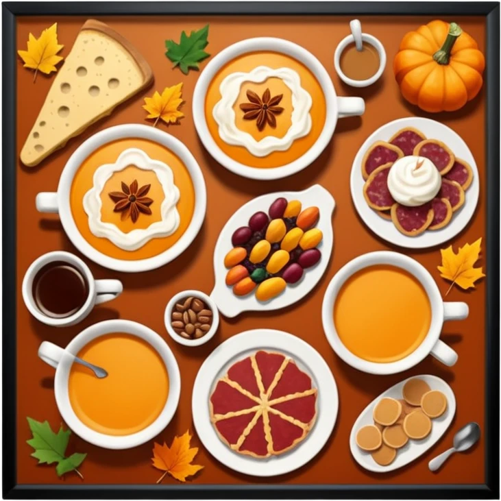 autumn brunch emoji