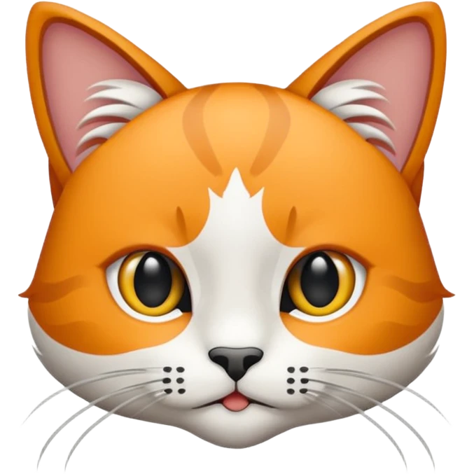 Kedi ve uçağın birleşimi emoji