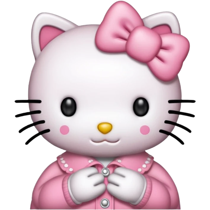 Hello Kitty de punto .  emoji