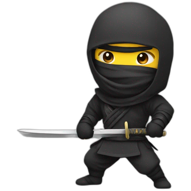 sword wielding ninja emoji
