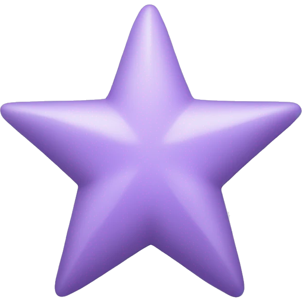 pastel purple star emoji