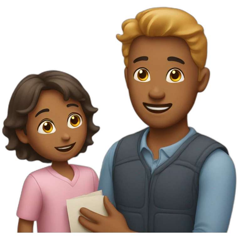 A man receiving lots of love emoji